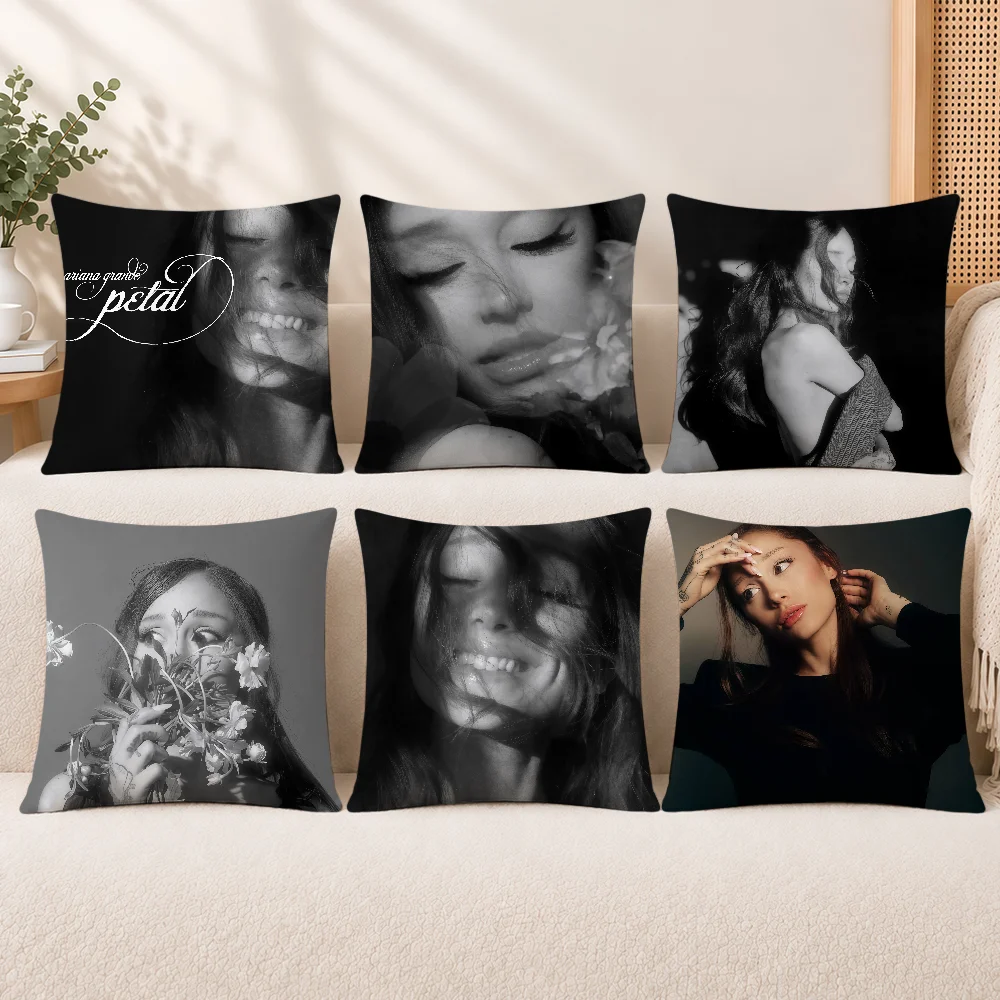 Petal A-ArianaS-ES G-GrandeS-ES Cushion Cover Decorative Throw Pillow Modern Square Romantic Couch Sofa Bed Car