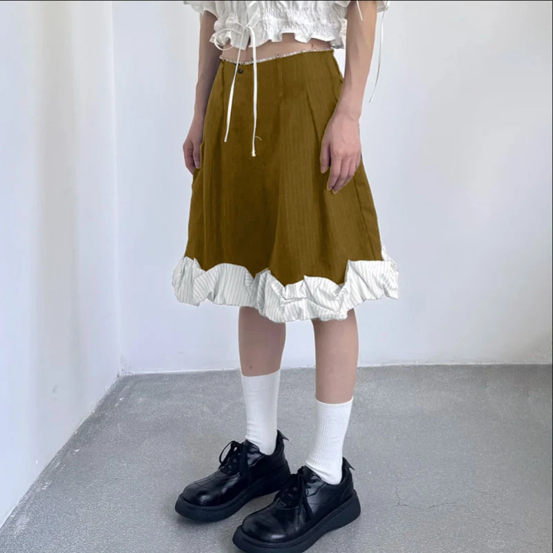 

INCERUN мужские шорты в полоску в стиле пэчворк, джоггеры на пуговицах, свободные мужские штаны, уличная одежда, 2025 г., модные повседневные мужские шорты в корейском стиле