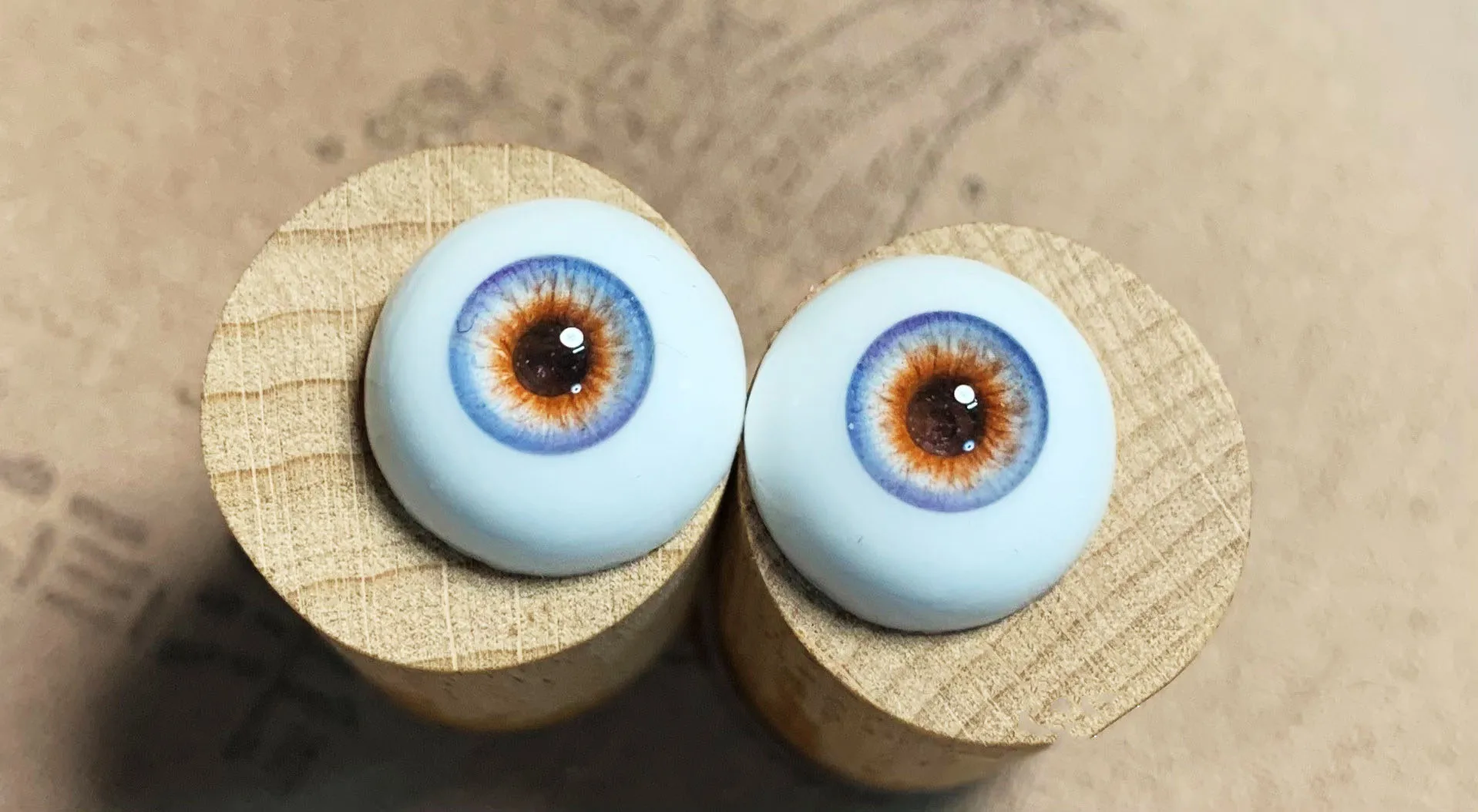 BJD Doll Accessories Eyes For Toys Plaster Safety Eyeball “Purple Mallow” OB11 Eyes For Crafts Free Shipping