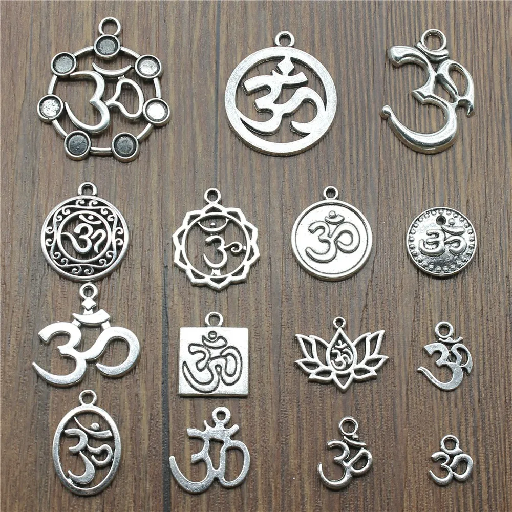 10Pcs Charms Om Ant…