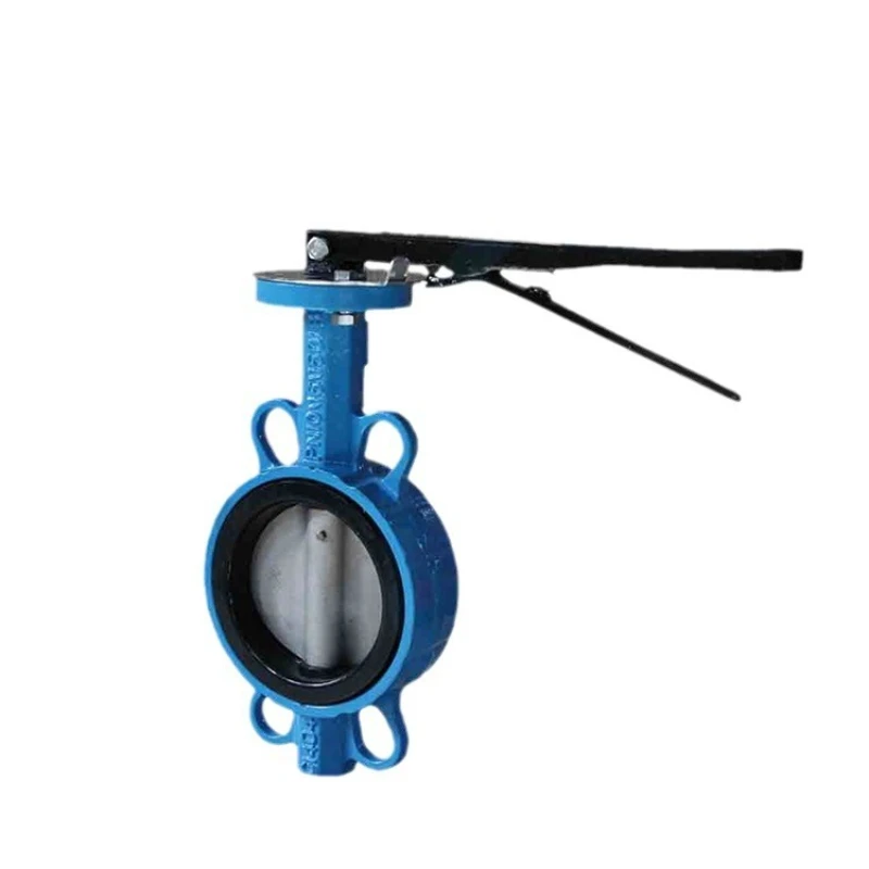 

Manual clip-on butterfly valve Large diameter soft seal cast iron handle butterfly valve Replaceable turbine butterfly valve