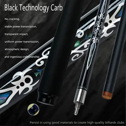 Professional Crazy Pool Cue Bag Sword Brand Carbon Billiard Cue Stick with 12.5mm Tip 146cm Length for 9 Ball and Carom Billiard