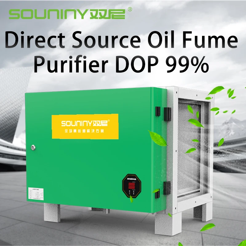 Electrostatic Commercial Grade Fume Extractor for Kitchen & Restaurant Custom Home Use Household High Efficiency Energy Plus