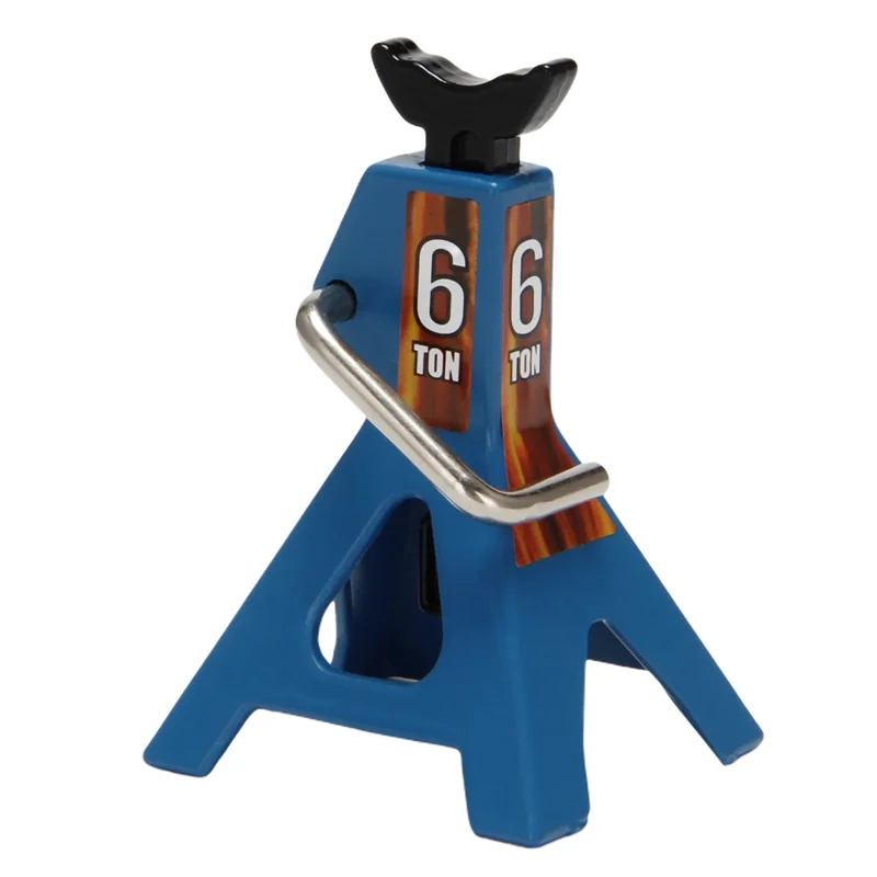 YSUN-3X Supporti per cric in metallo Simulazione Mini per 1/10 RC Crawler Truck Car Trx4 SCX10 Simulazione Veicoli da arrampicata-Blu