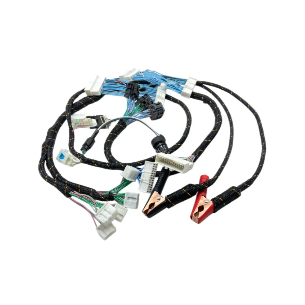 For Kobelco SK200-8 Starter Cable J05/J08/P11C/D04FR Engine Starter Test Harness Excavator Parts