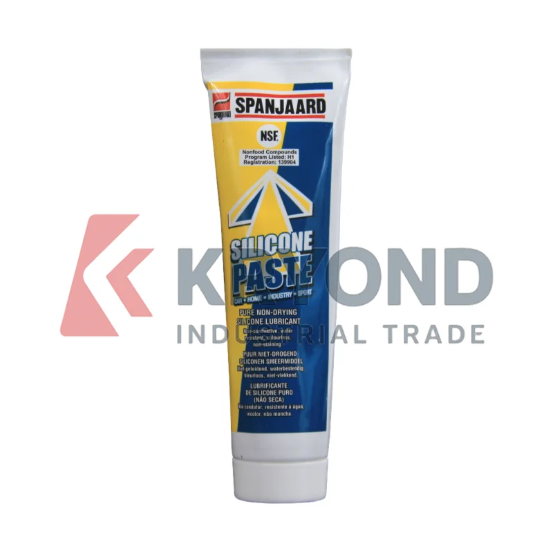 Spanjaard Silicone Paste 100g Multi Purpose Dielectric Lubricant Water Resistant Non Melting Grease for O Rings and Rubber Seals