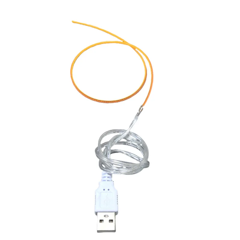 

DC 5V USB LED Filament Flexible chip 360° luminous bendable creative Edison Bulb Lamp Parts Diode DIY for gift night light 10pcs