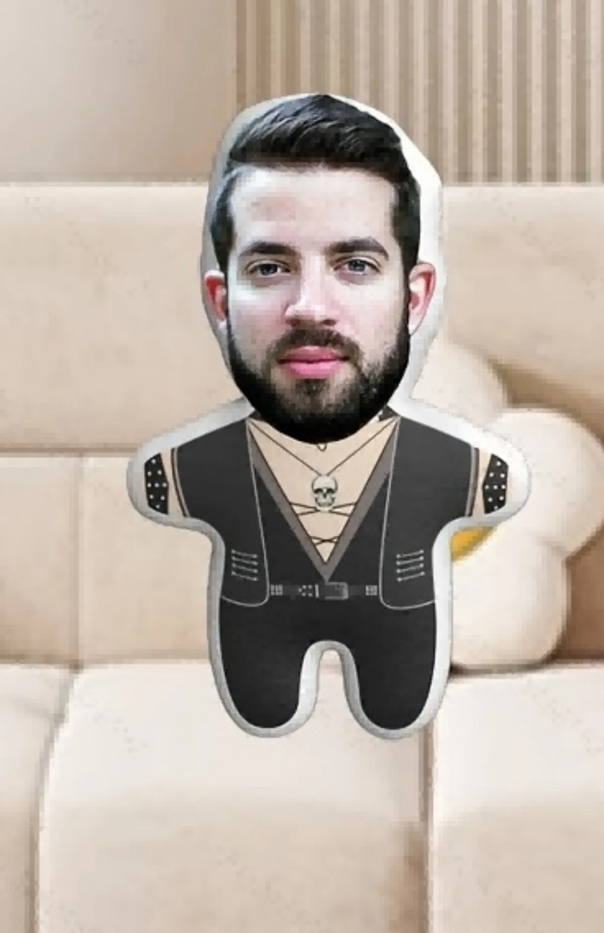 وسادة صورة مخصصة باللون الأسود، غطاء وسادة مطبوع على الوجهين، مثالية كهدية للاحتفال بعيد الميلاد أو الاحتفال الاحتفالي.