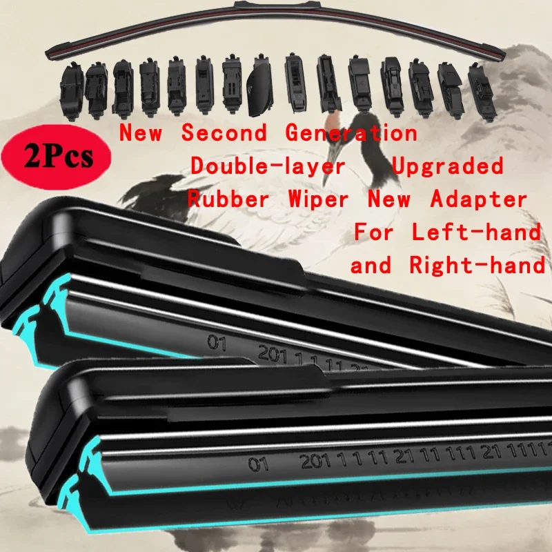 For Ford Explorer UN UP US UT UZ U251 SUV Explorer Sport Trac Pick Up 2002 2005 2006 2008 2009 2010 Double Rubber Wiper Blades
