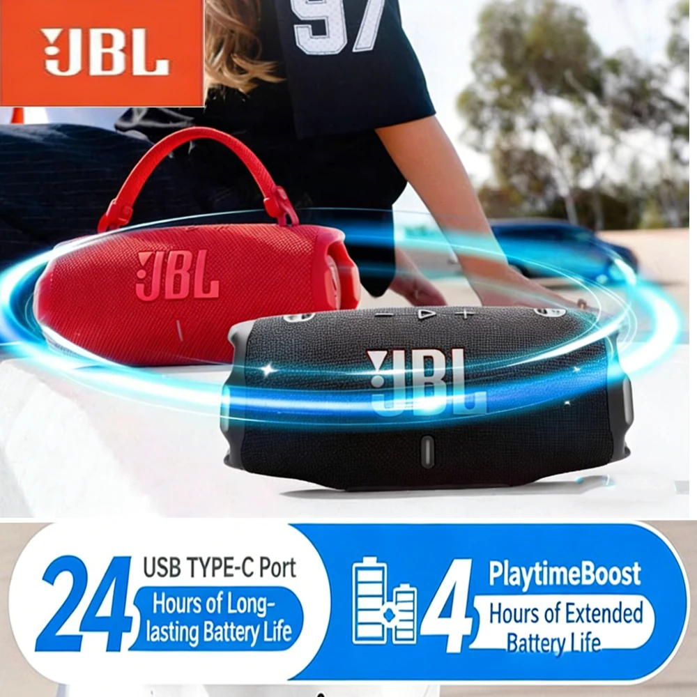 Nouvelle enceinte Bluetooth sans fil JBL Charge6, partenaire officiel Samsung, avec batterie externe, son AI, pour le camping en plein air