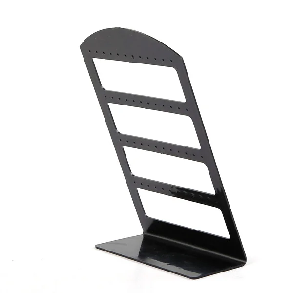 

Earring Display St Rack 24 Pairs ganizer Black 12 5x19cm Plastic Holder Gift Idea Jewellery Appliance Store Home