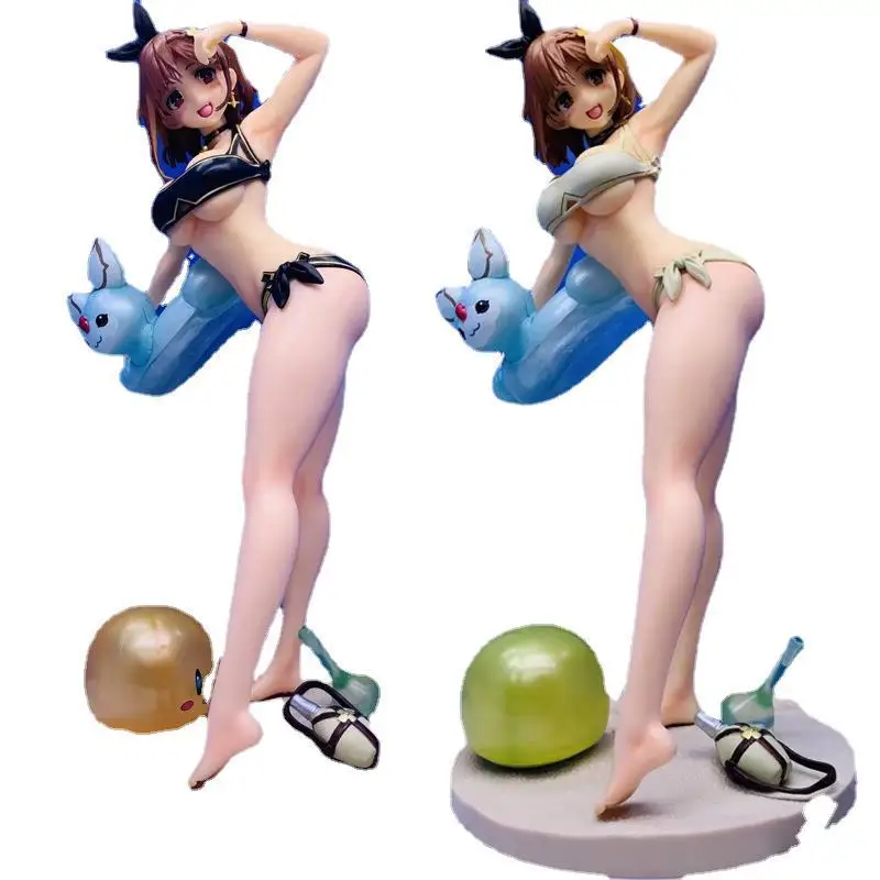 Swimsuit Ryza Figure Anime Atelier Ryza Boxed Action figure Desktop PC Case Car Decor Model