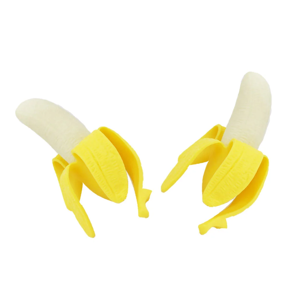 Banana Squeeze Toy Adorable Decompression Toys Yellow Pp Cotton Fruit