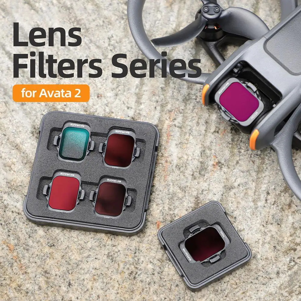 Filtros MCUV para Dron DJI Avata 2, ND8, ND16, ND32, ND64, ND128, juego de lentes de vidrio óptico HD multicapa