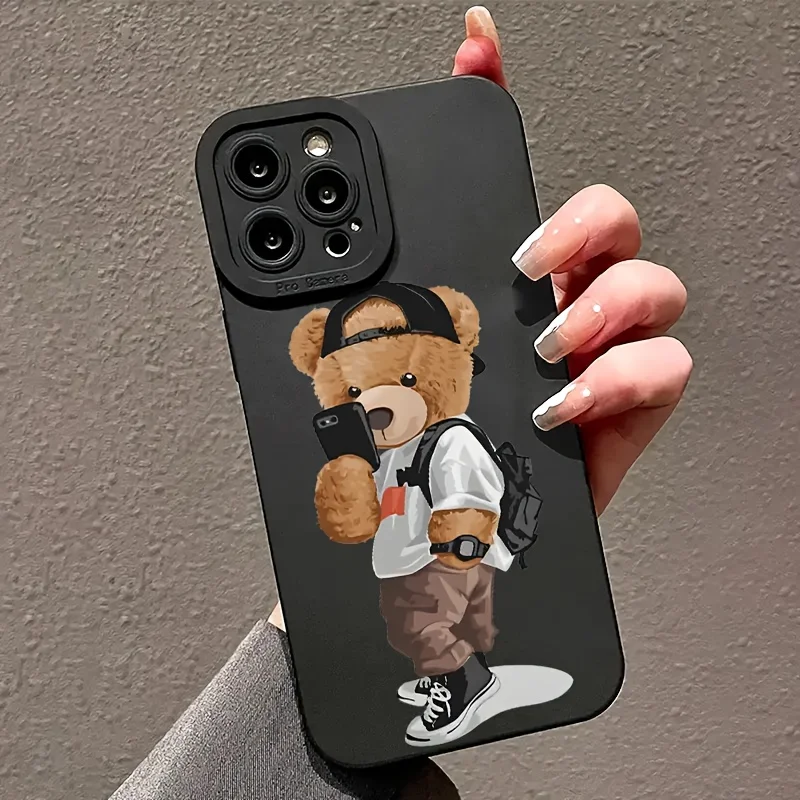 حافظة لهاتف آيفون 17 16 15 14 13 12 11 Plus Pro Max غطاء خلفي من السيليكون #3