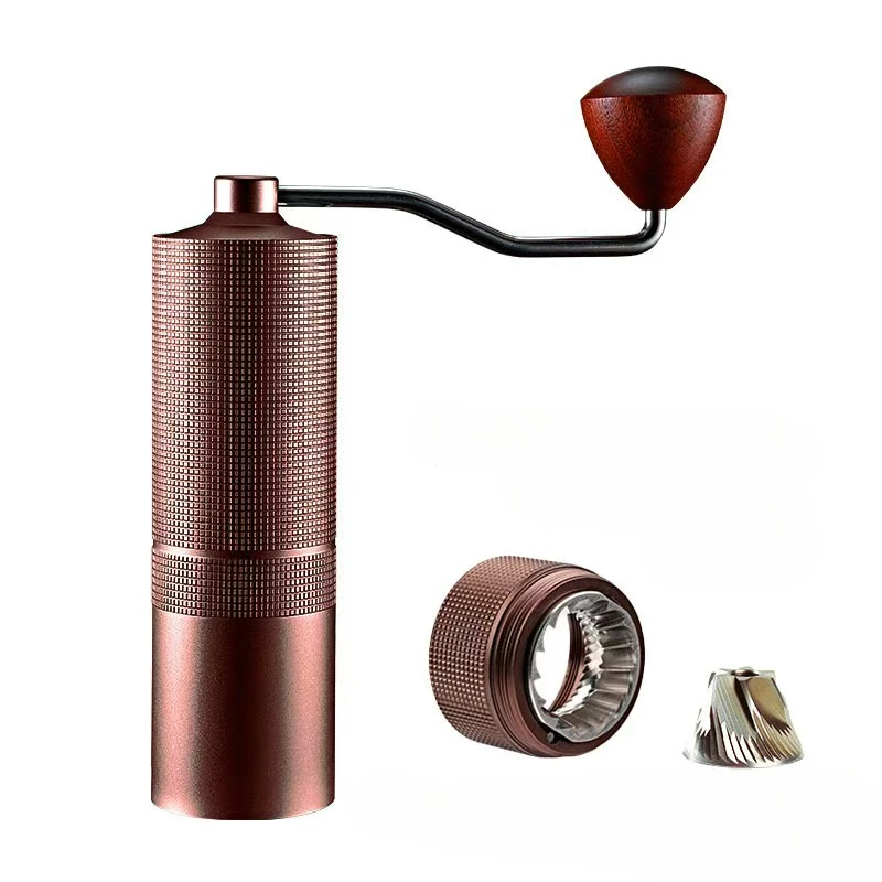 Manual Coffee Grinder with 7 Star Stainless Steel Burr, Hand Coffee Grinder for French Press, Mocha, Espresso