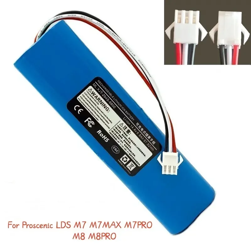 2023 Upgradation 9900mAh for Proscenic LDS M7 M7MAX M7PRO M8 M8PRO Sweeper Battery