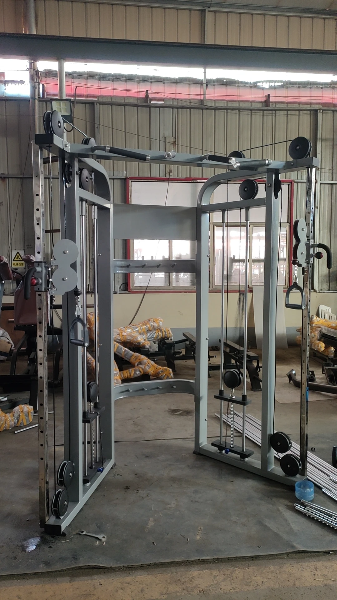 Commercial Gym Trainer Arms Multi-Station Cable Crossover Integrated Gym Equipment Dual Adjustable Pin Load Selection Machines
