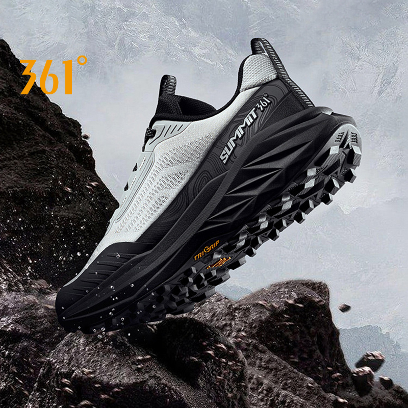  361 Degrees Yushan 3.0 Men Running Shoes Hiking Cushioning Flexible Breathable Non-slip Outdoor Jogging Male Sneakers 672532214 