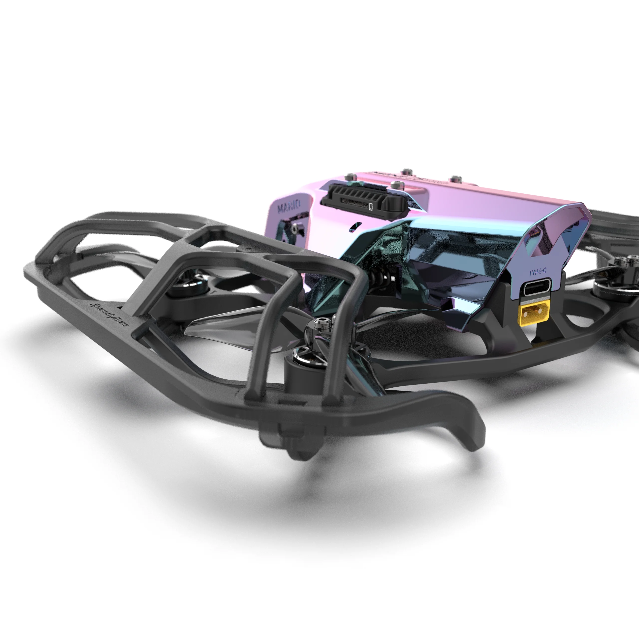 SpeedyBee Mario Mini25 2,5 pouces FPV Drone Cinewhoop Quadcopter - WTFPV / unité aérienne O4 / unité aérienne O4 Pro