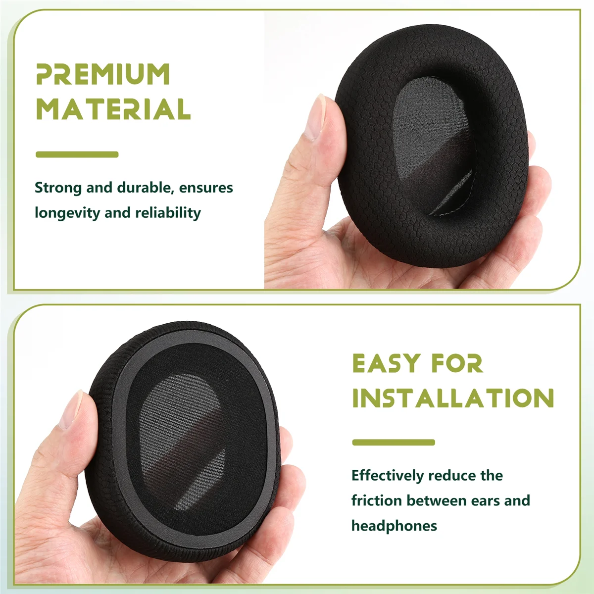 وسائد أذن بديلة من CHCH لـ Steelseries Arctis 1/3/5/7/7X/9/9X/Pro Xbox سماعات رأس لاسلكية معزولة وسائد أذن
