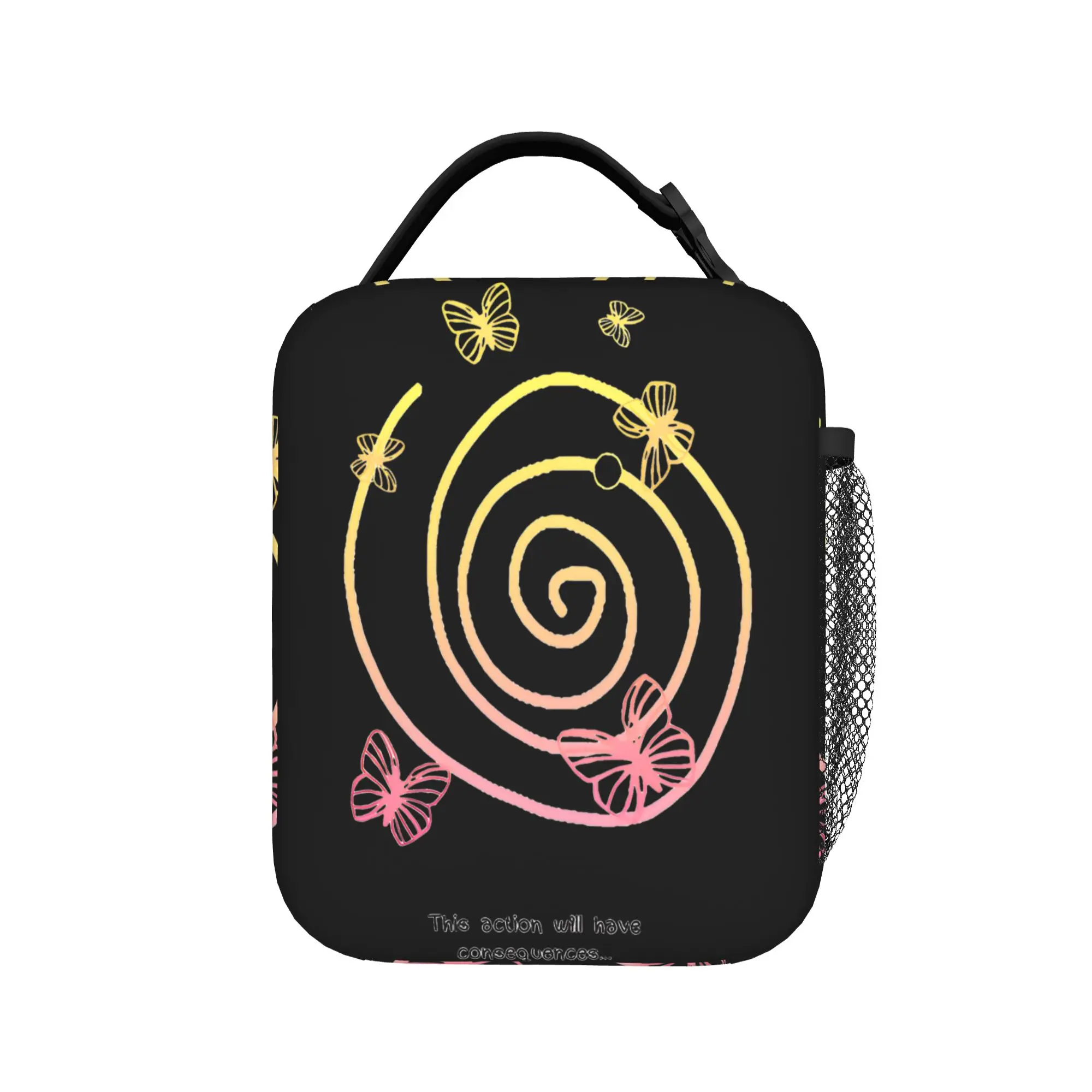 Life is Strange Butterfly Insulated Lunch Bag Large  Meal Container Cooler Bag Tote Lunch Box Work  Travel Food Storage Bags