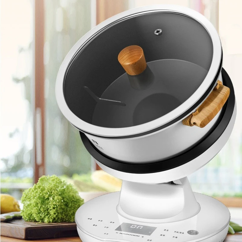 8L Multi-functional Stir Frying Machine Automatic Rotary Cooking Machine Intelligent Electric Pot 220V 110V