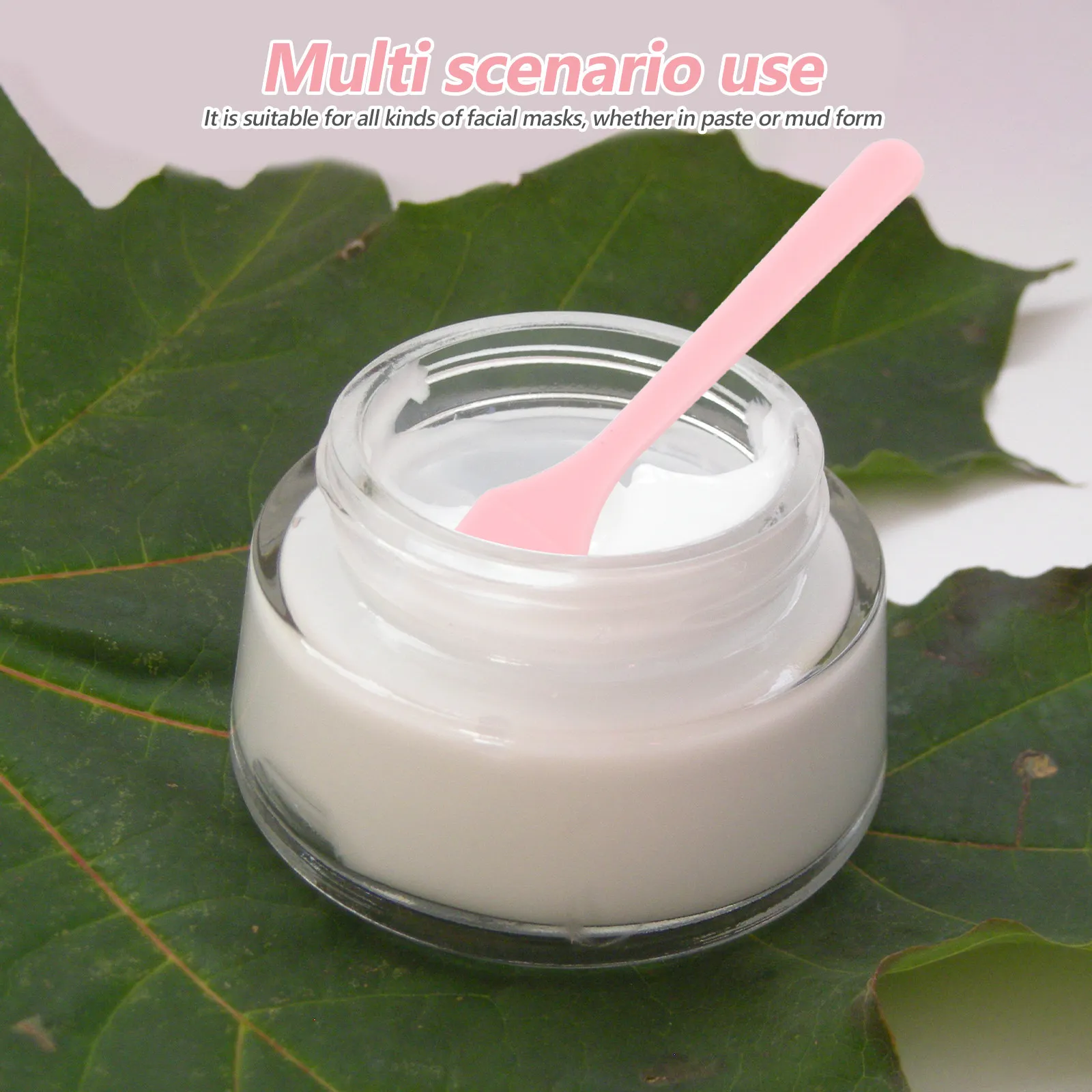 ไม้พายพลาสติกสำหรับมาส์กหน้า 1 - Skincare Pink บทวิจารณ์และราคา