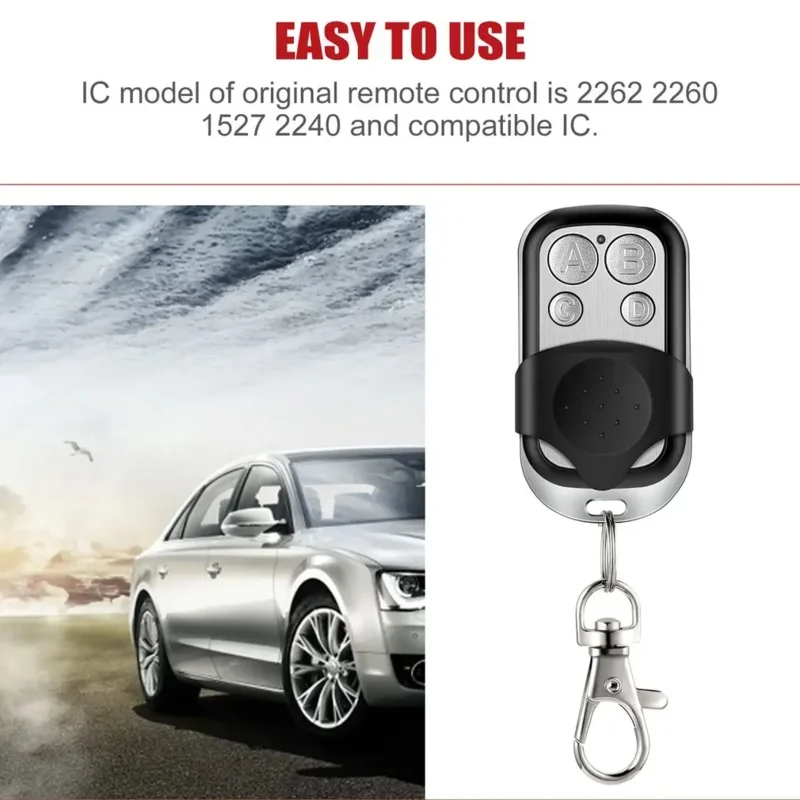 Cloning Duplicator Key Fob A Distance Remote Control 433MHZ Clone Fixed Learning Code Rolling Code For Gate Garage Door