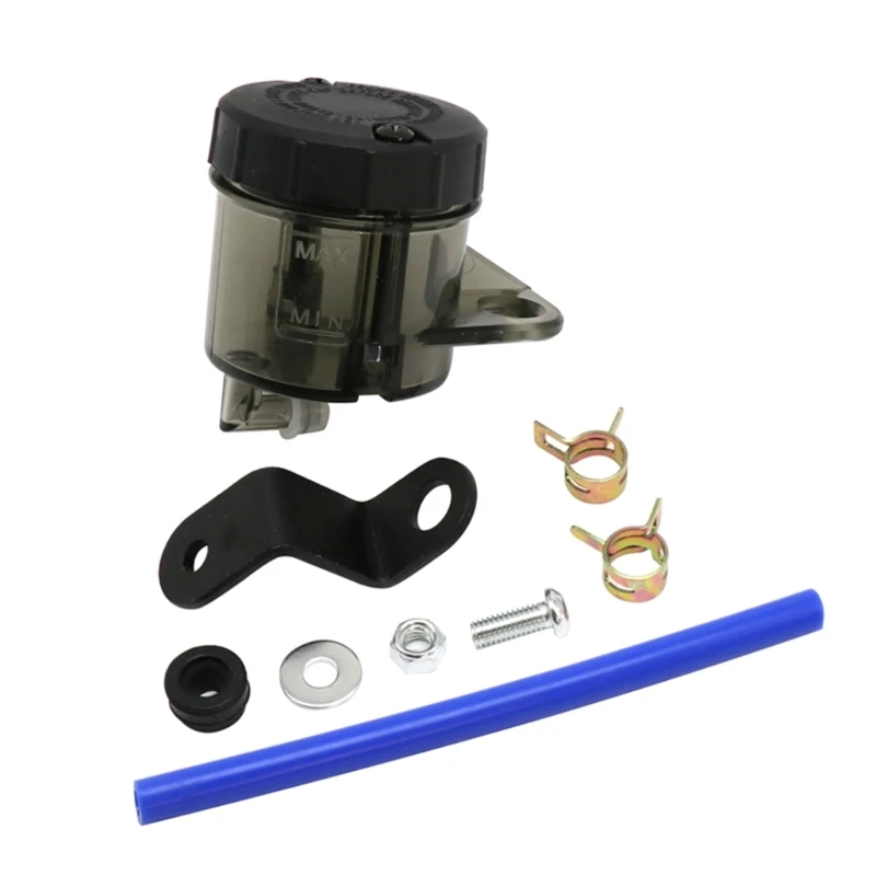 1 Set Brake Reservoir Universal Brake Reservoir Front Fluid Bottle Motorbike Main Clutch Oil Cup Cylinder with Bracket Dropship