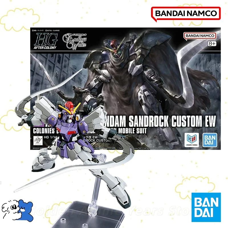 Bandai Gundam HG AFTER COLONY H268 HG 1/144 XXXG-01SR2 GUNDAM SANDROCK CUSTOM EW Сборная модель фигурки, коллекционные игрушки в шоковом состоянии.