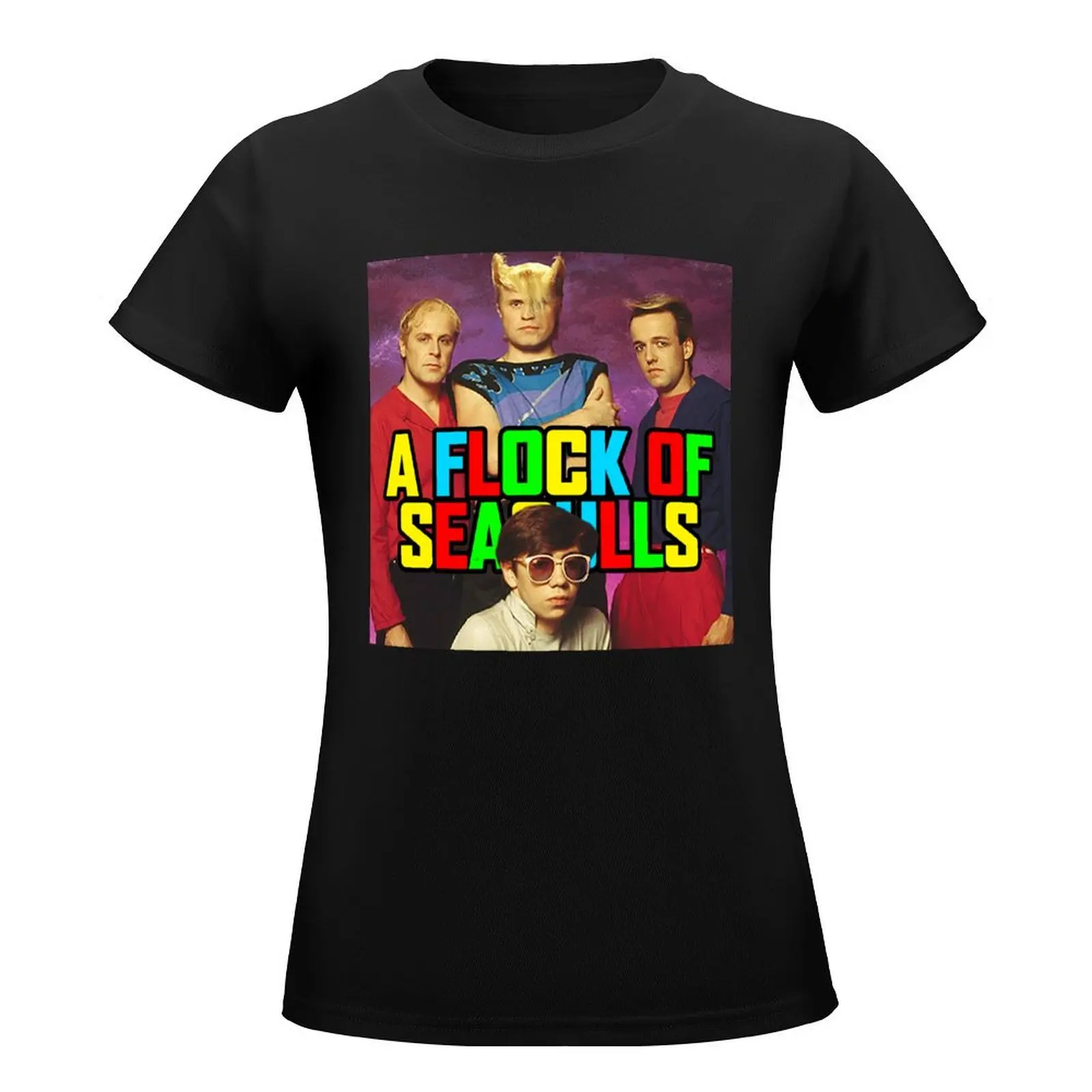 A Flock of Seagulls T-Shirt graphics cute clothes Aesthetic clothing tops clothes for Women