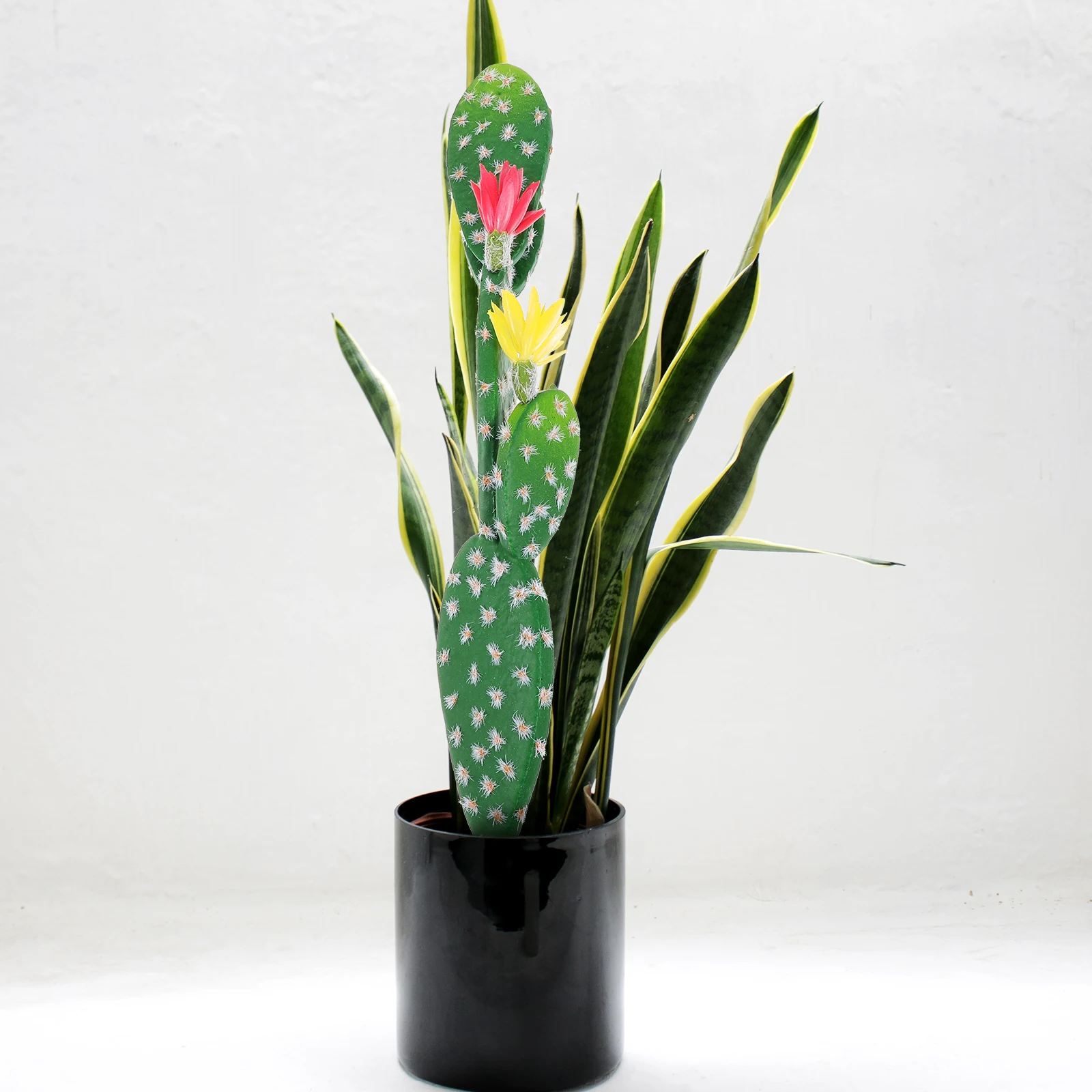 

Artificial Cactus Decor Realistic Simulation Plant For Desktop Home Garden Indoor Tabletop Cactus Landscape Decor