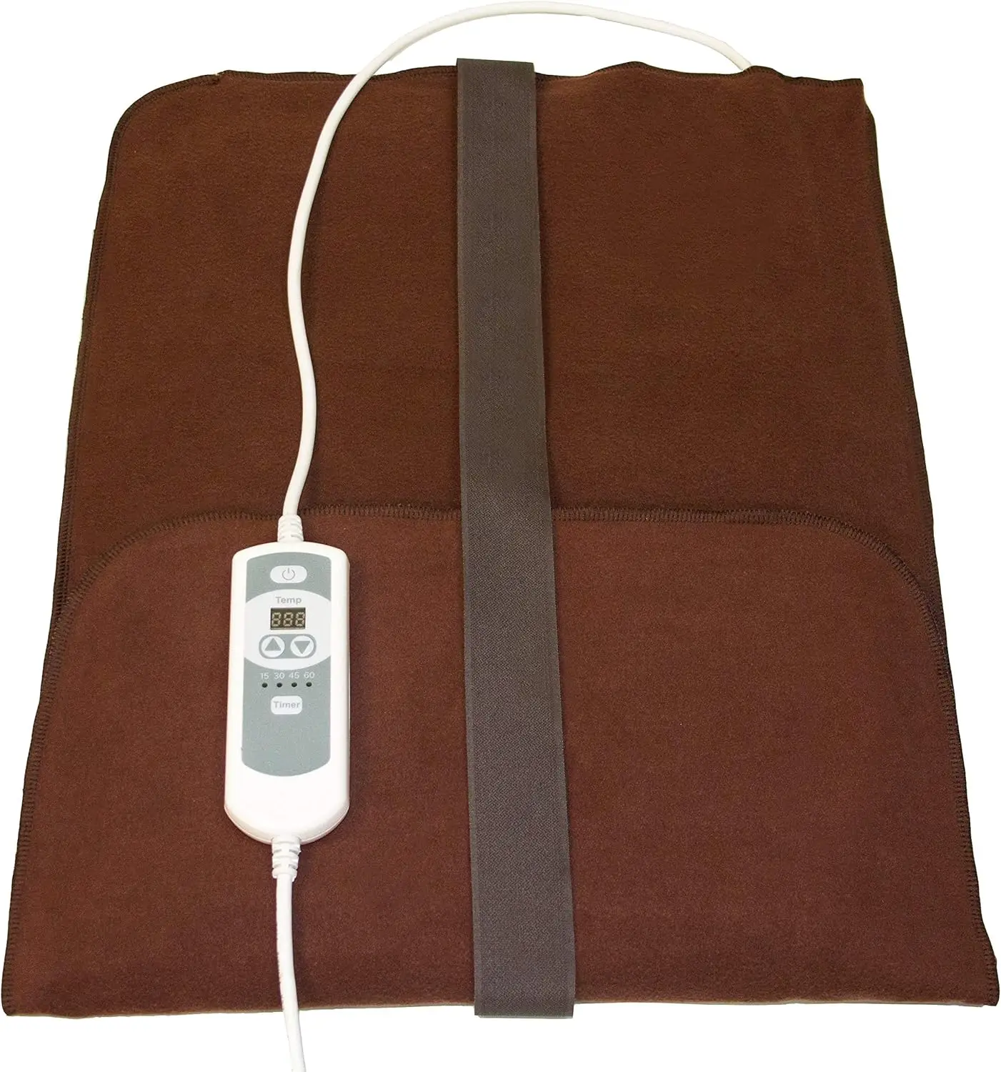 

Extra Large Moist Heating Pad 27x14 Auto Shut Off with Strap Negative Ion