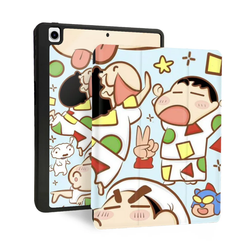 C-Crayon-Shin -Chan For iPad Case For iPad 10th Pro 9 8 7 For iPad Air 5 4 3 2 Mini 6 10.5 cover