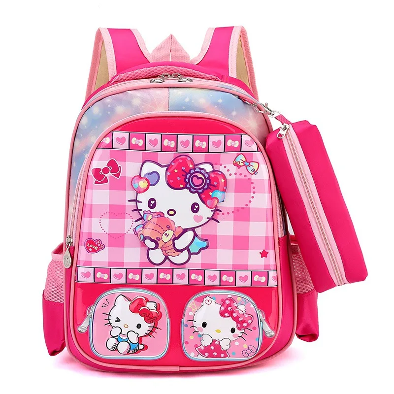 

Sanrio hello kitty kindergarten cute cartoon kuromi backpack children boys and girls schoolbag pupils