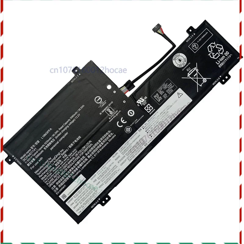 

New L18D3PF2 L18M3PFA Battery for Yoga C740-15IML 5B10T83740 5B10W67402