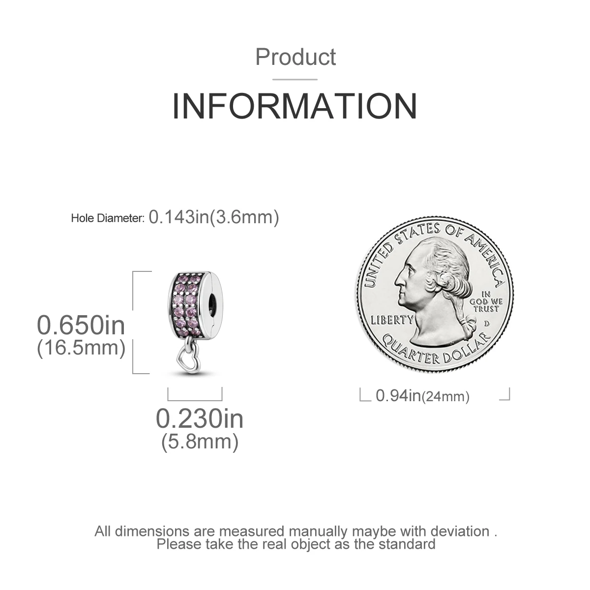 Charms passend für Originalperlen, 925er Sterlingsilber-Clip-Charms, Zirkon-Silikon-Abstandshalterperlen, passend für Armbänder, Damen-DIY-Geschenk – Detail 27