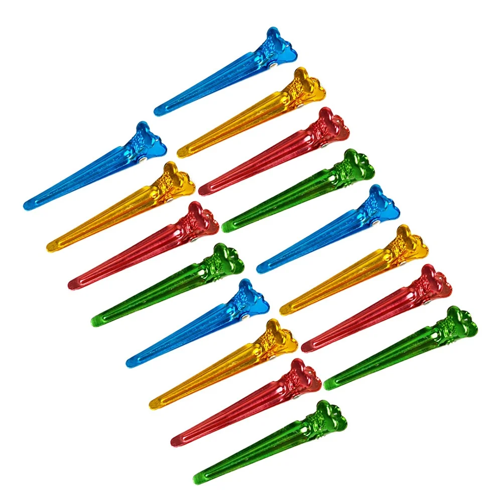 

50pcs Aluminum Positioning Clamps Durable Salon Hair Clips Women Bobby Pins Duckbill Accessories Haircare Styling Tool