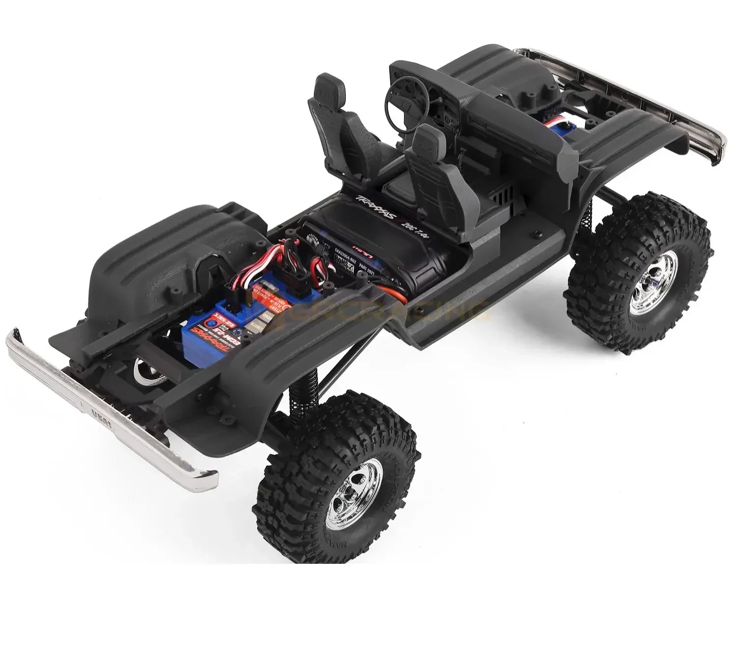 Fotel wewnętrzny i błotnik z nadrukiem 3D do gąsienic 1/18 RC Traxxas TRX-4M Car Chevrolet K10 Upgrade Parts