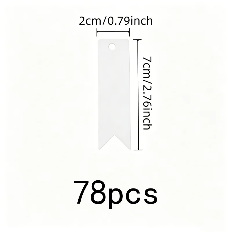 78 pcs Party Favor Tags for Party Valentines Tags, Lightweight Paper Card, Pre-Punched Hanging Hole, Multipurpose