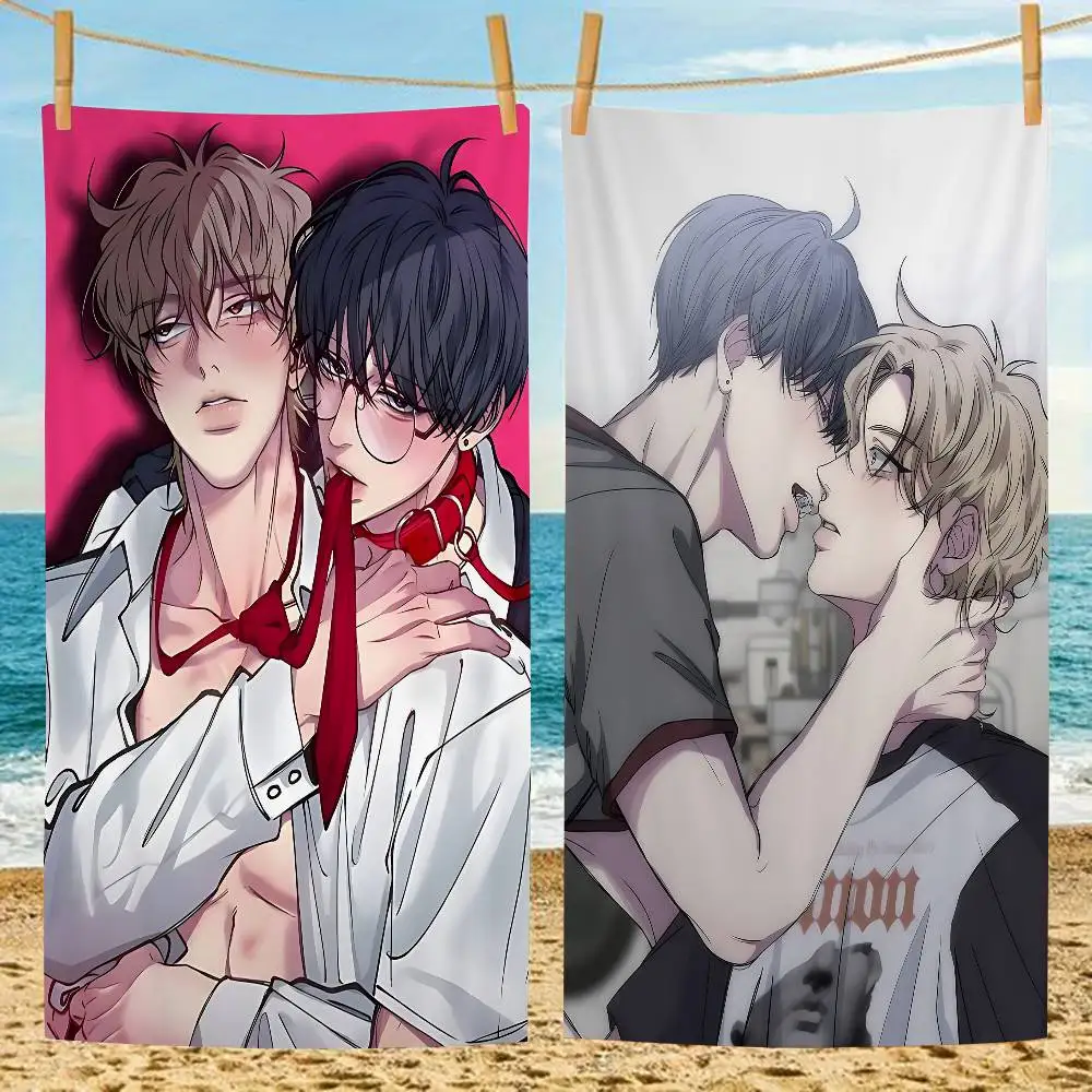 negative love Microfiber Blanket Quick Drying Beach Towels Oversized Printing Super Absorbent Pool Towel Blanket