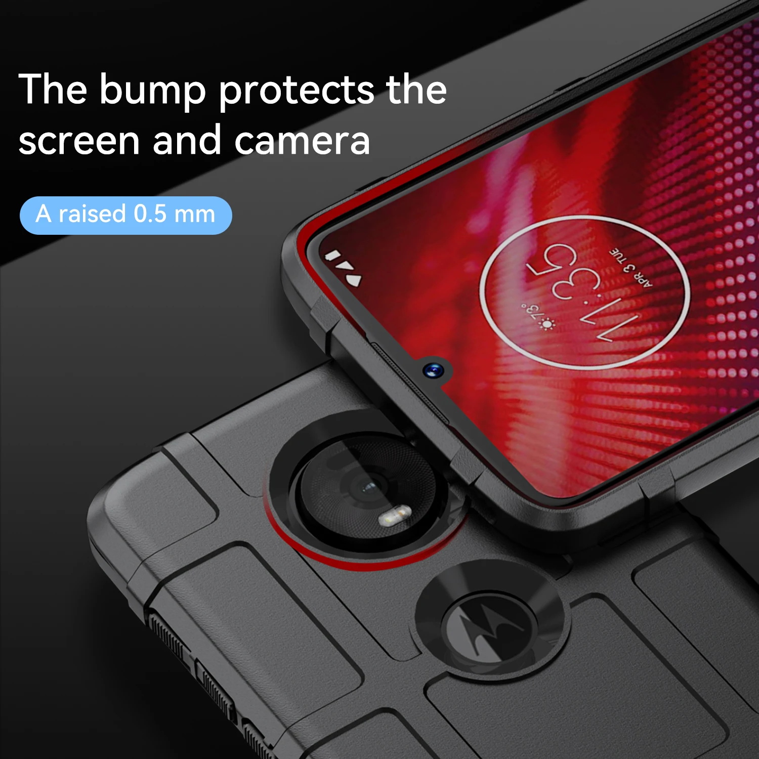 For Motorola Z4 Play moto z4 plus z4+ Silicone Shield Case Armor Heavy Back Cover for moto z4plus Shockproof Rubber Matte Cases