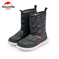 Naturehike Outdoor High-heeled Warm Down Shoes 95% White Goose 700FP Down High Tube Shoes 5℃~-5℃  Outdoor Snow Boots