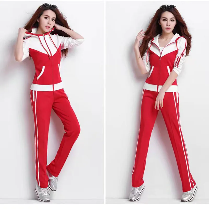 

2023 New Fashion Korean Sports Set Casual Sports Wear Women's Two Piece Spring And Autumn Wear