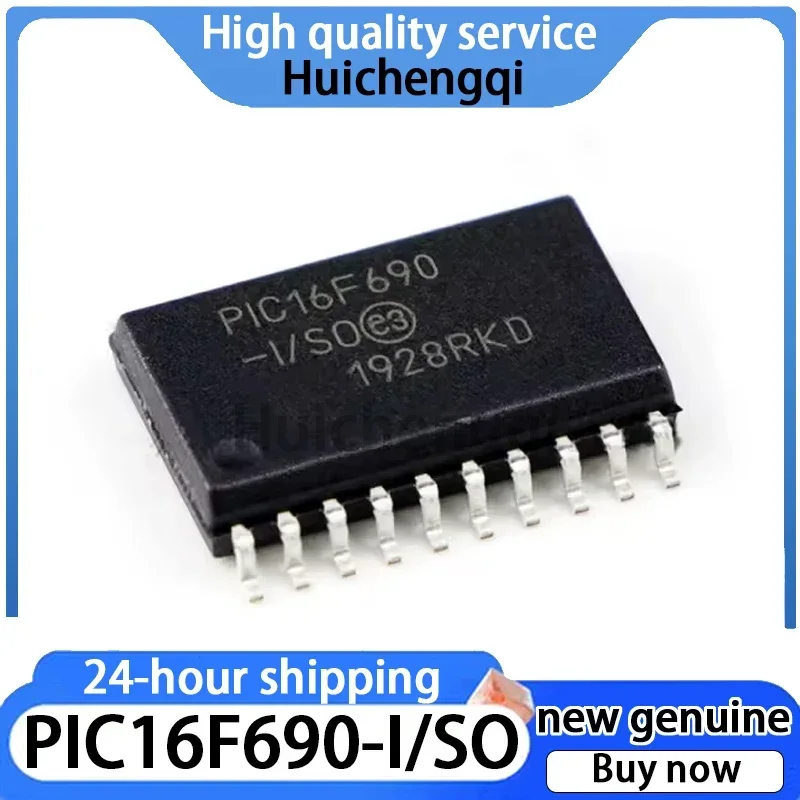1PCS PIC16F690-I/SO Packaged SOIC-20 Microcontroller Chip