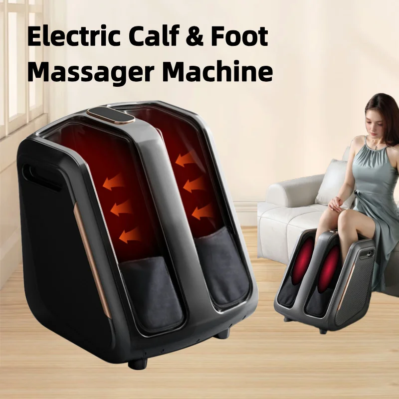 

Электрический массажер для икр и ног с подогревом шиацу, снимает усталость ног, лодыжку, теленка, нога, глубокое разминание, релаксация, катание