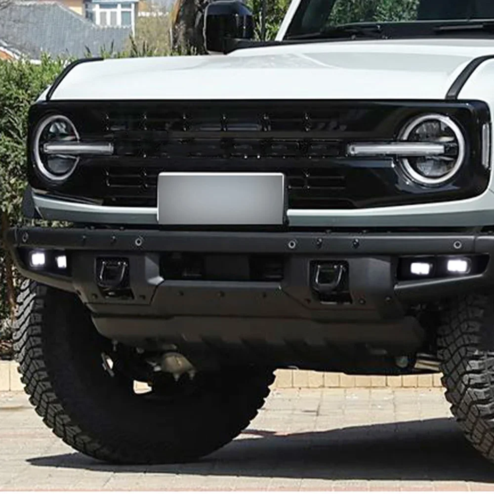 

Для Ford Bronco 2021-2024 автомобильные дневные ходовые огни в сборе, обновленный эффект запуска, авто светодиодные инструменты для дневных ходовых огней, аксессуары