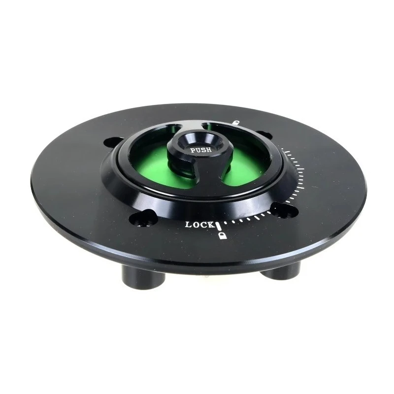 Cyberpunk‑Style CNC Aluminum Racing Fuel Tank Cap Universal Motorcycle Aftermarket Modification Part