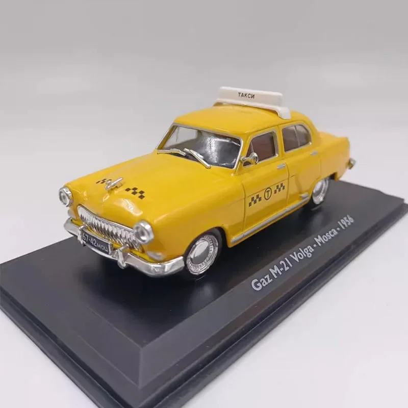 

Литая под давлением модель автомобиля из сплава G1 в масштабе такси, готовая коллекция игрушек, подарок, украшение, сувенирный дисплей